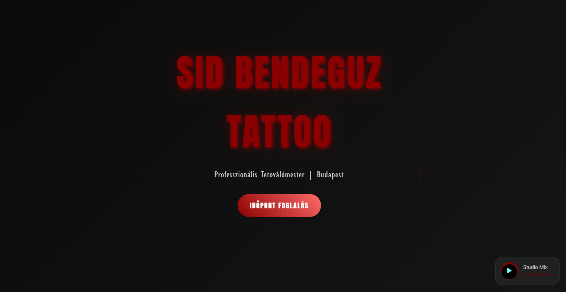 Sid Bendeguz Tattoo
