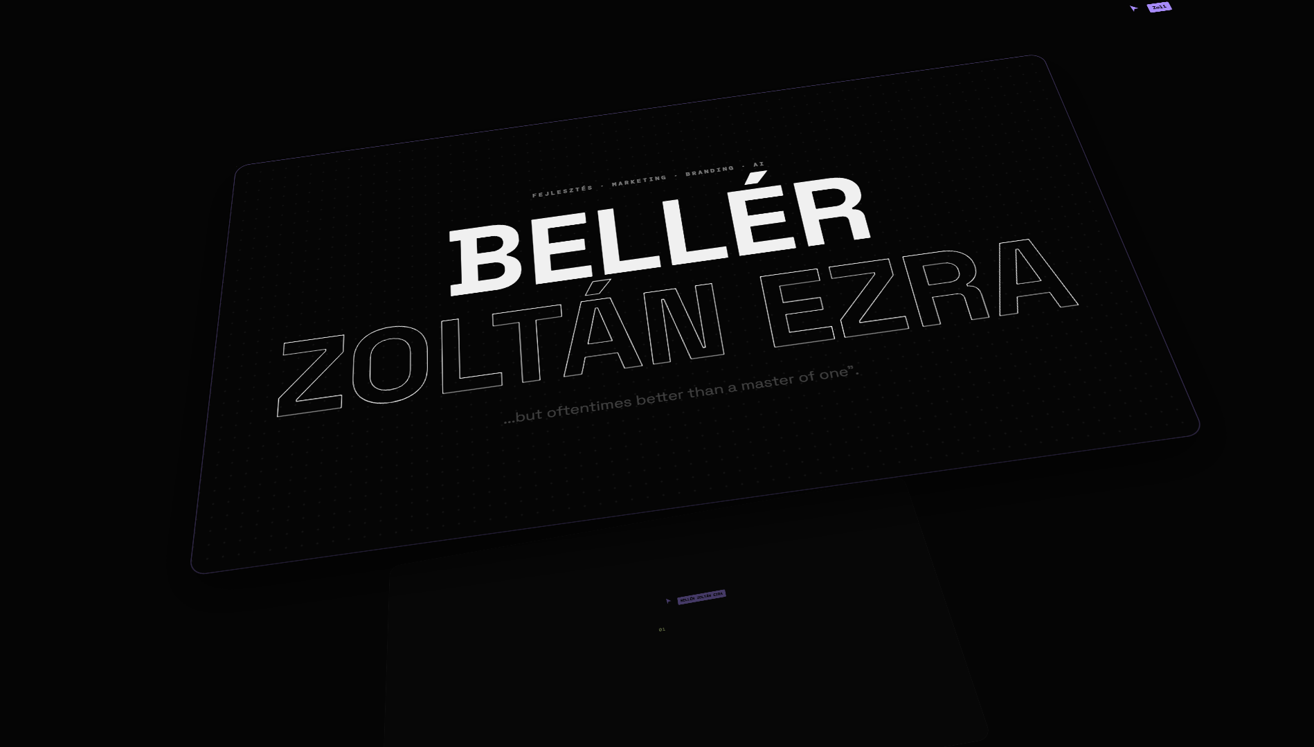 Bellér Zoltán Ezra Portfólió